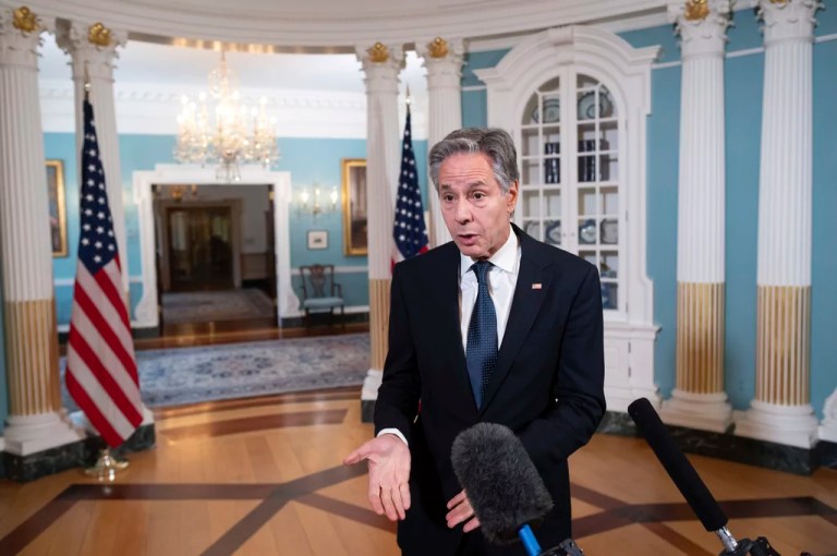 Blinken praises Kamala Harris’s foreign policy chops