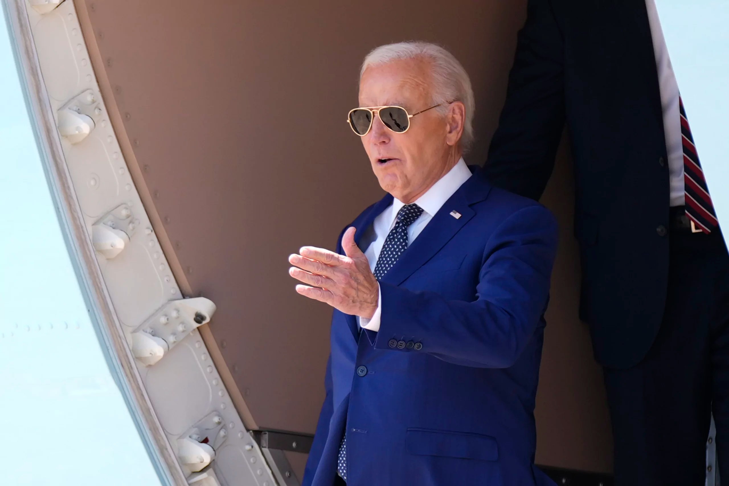 Congressman who first called for Biden’s ouster welcomes president to Texas
