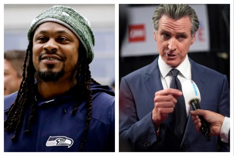 Marshawn Lynch teases Oakland mayoral bid with Gavin Newsom’s backing