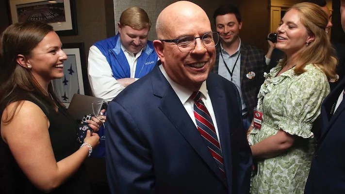 Larry Hogan scores Baltimore firefighters endorsement in string of first responder support