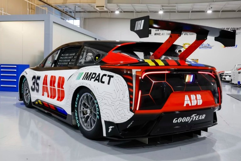 NASCAR reveals electric race car prototype