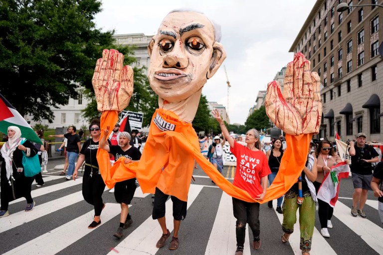 Familiar faces: Left-wing dark money groups fuel violent DC protest backing Hamas