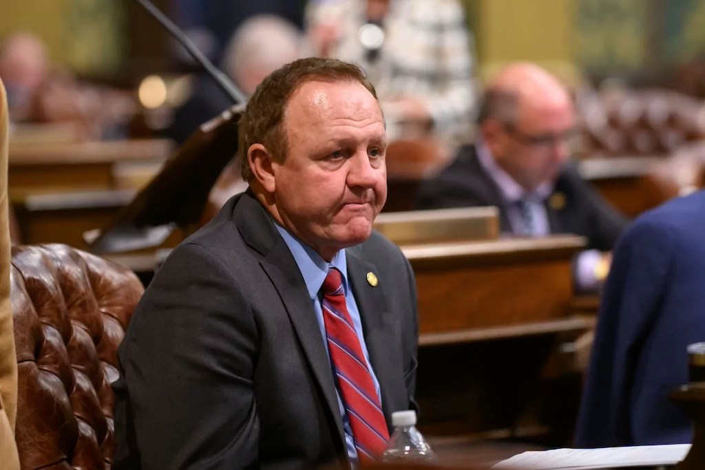 Michigan lawmaker says he was ‘framed’ after arrest for allegedly chasing stripper with gun