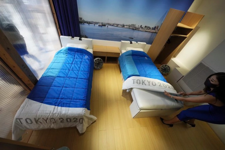 Cardboard beds make a comeback for athletes at Paris Olympic Games