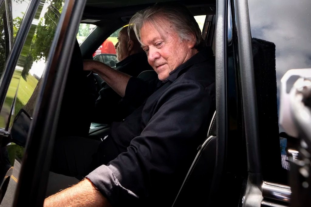 Steve Bannon unleashes before surrendering for jail sentence: ‘My voice is going to be heard every day’