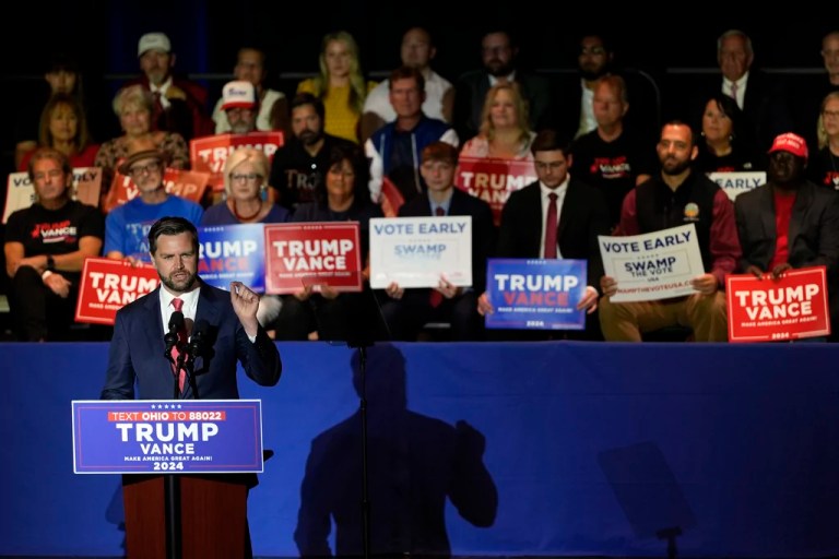 Vance accuses Harris of lacking ‘gratitude’ at first solo rally in Ohio hometown