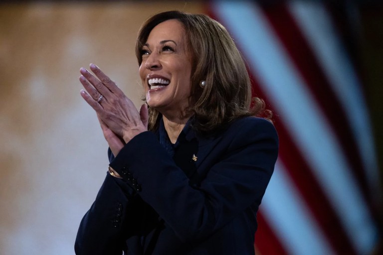 Democrats start to shed Harris’s ‘underdog’ label in battle against Trump