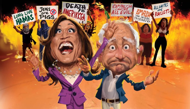 The split Left: Joy versus pain