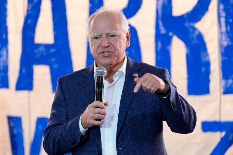 Walz ripped for ‘snitch line’ after making Thanksgiving reference in Pennsylvania campaign speech