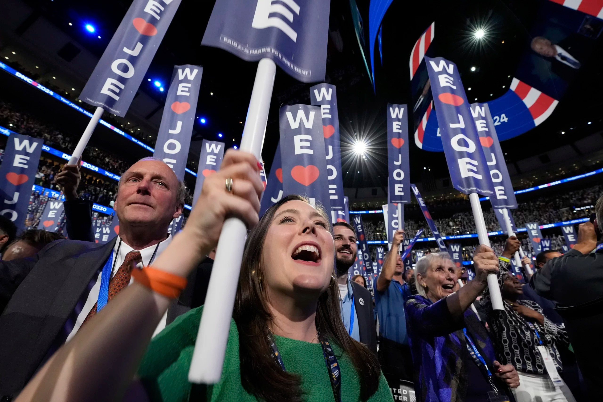 DNC roll call turns into live concert and dance party to nominate Kamala Harris