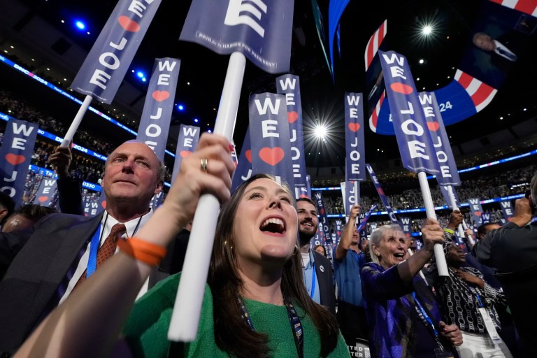 DNC roll call turns into live concert and dance party to nominate Kamala Harris