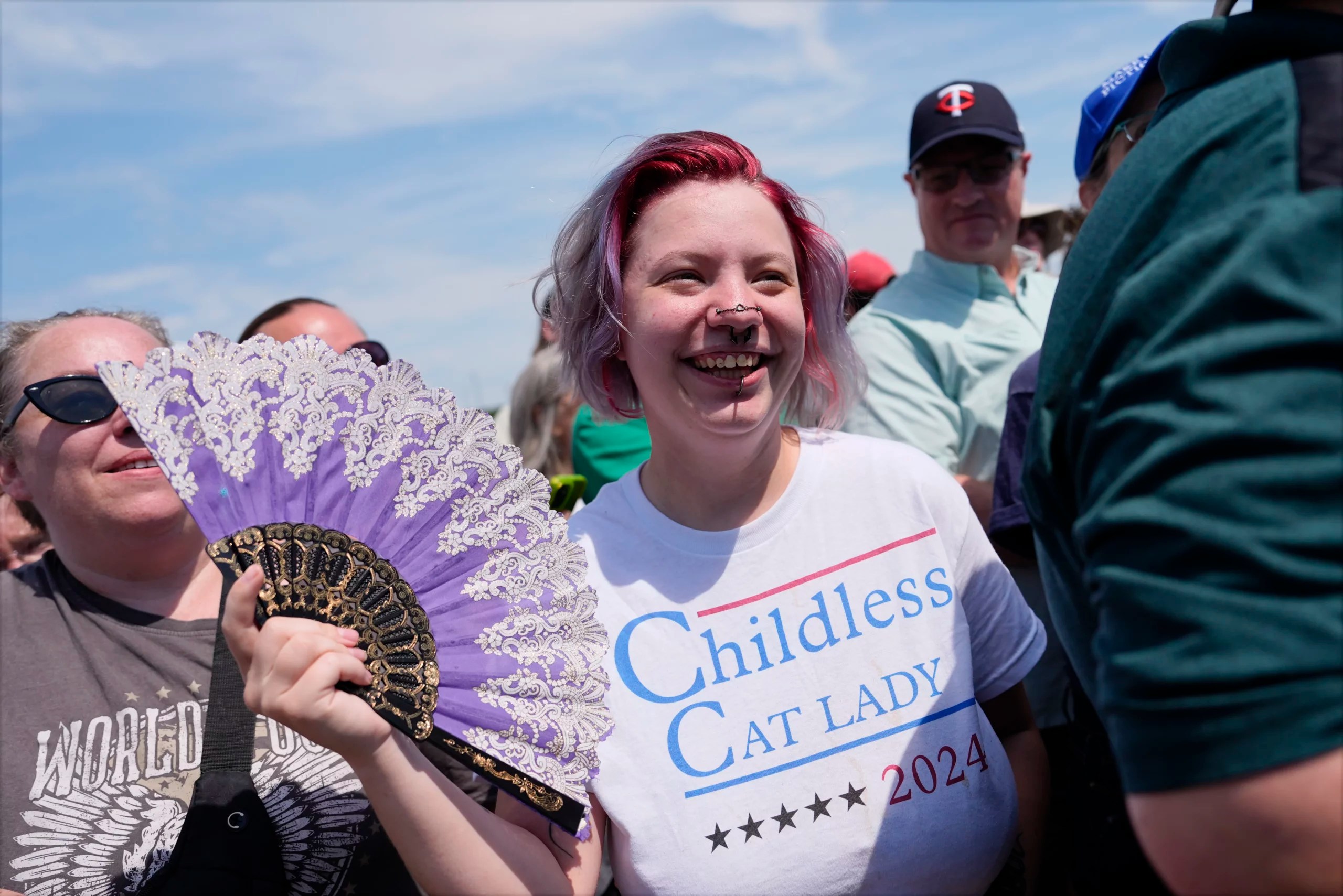 A convention for the ‘cat ladies’: Democrats woo single women at DNC