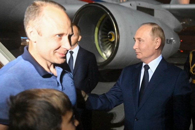 Children of freed Russian spies learned of heritage on returning flight