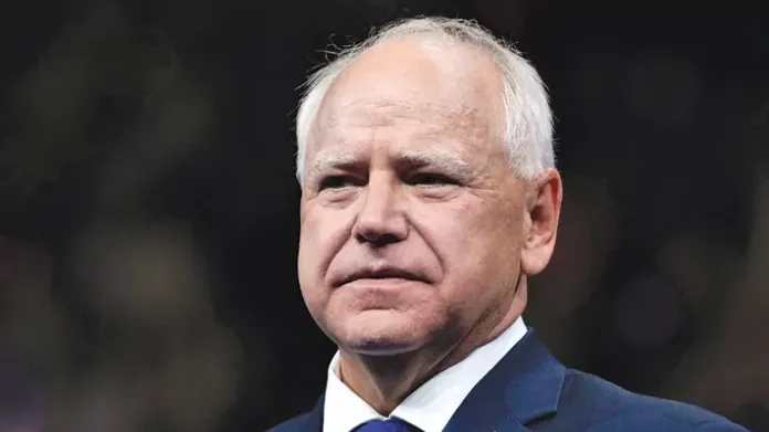 Tim Walz takes his progressive record in Minnesota nationwide