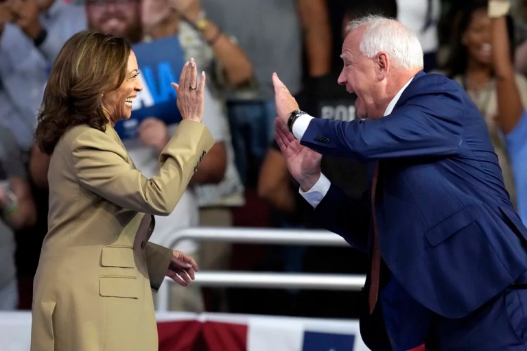 Harris and Walz, avoiding press, interview each other and discuss ‘white guy tacos’