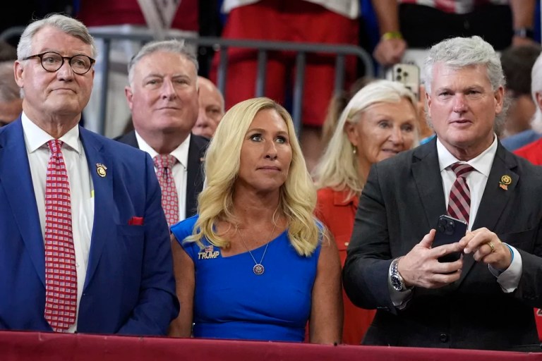 Marjorie Taylor Greene complains Mike Johnson boxing her out of budget negotiations