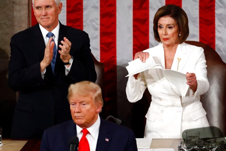Pelosi details reason for shredding Trump’s State of the Union speech