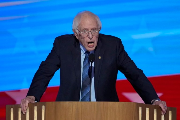 Sanders reacts to Harris’s strong military talk at the DNC: ‘Enough is enough’