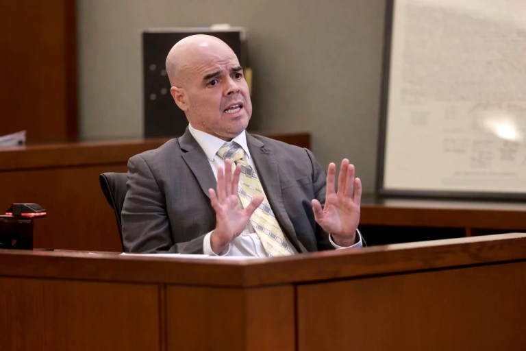 Las Vegas politician accused of killing investigative reporter takes the stand in his own defense