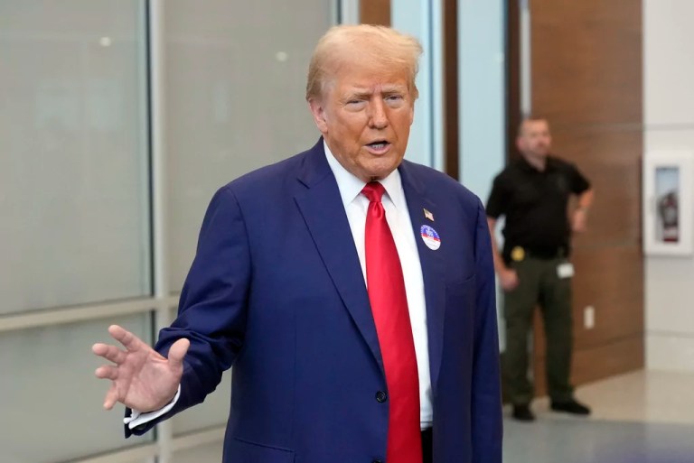 Trump insists ‘it was Iran’ when pressed about FBI verdict on campaign hack