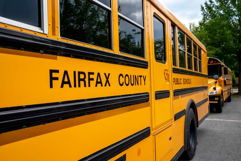 falls church fairfax county school bus