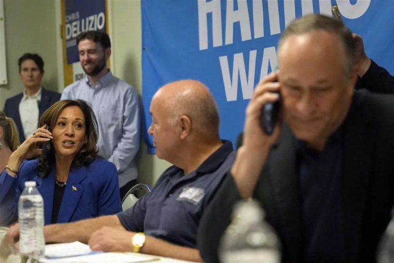 Harris’s tightly controlled Pennsylvania event avoided Pittsburgh