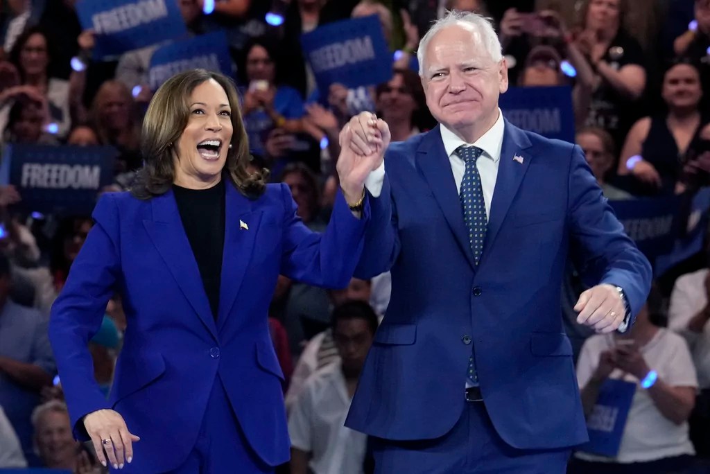Likable enough: Harris looks to create new impression in acceptance speech