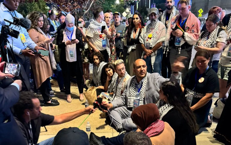 DNC buzz: Walz Wednesday, ‘Squad’-backed sit-in, and gender-neutral prayer room