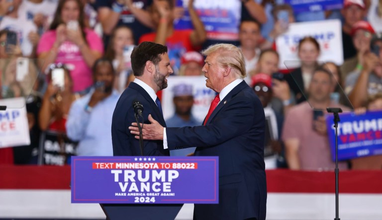 Vance gets in front of press to prove his mettle to Trump