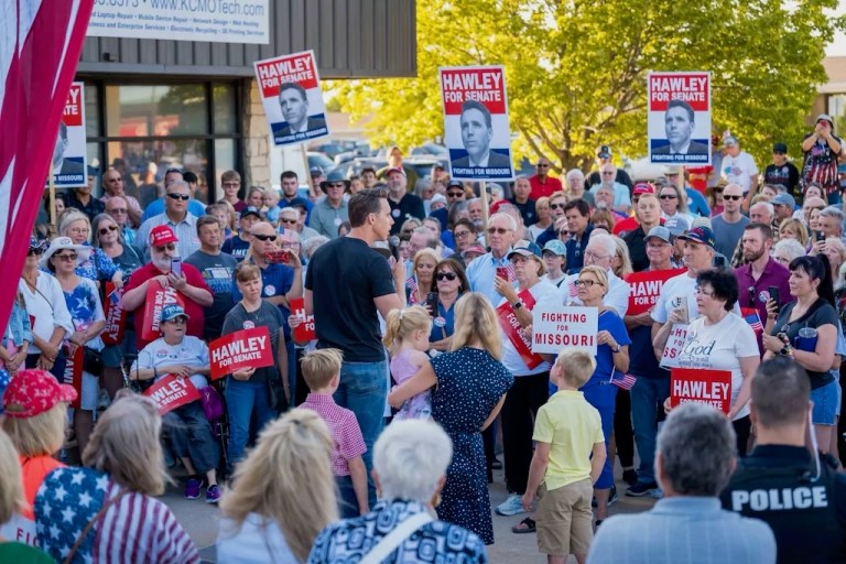 In Missouri, Hawley’s conservative populism fits the voters’ sentiments