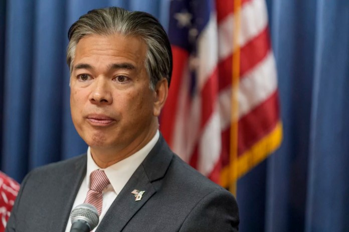 California Attorney General Rob Bonta.