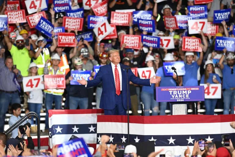 Trump vows to hold Harris accountable and take country to better place