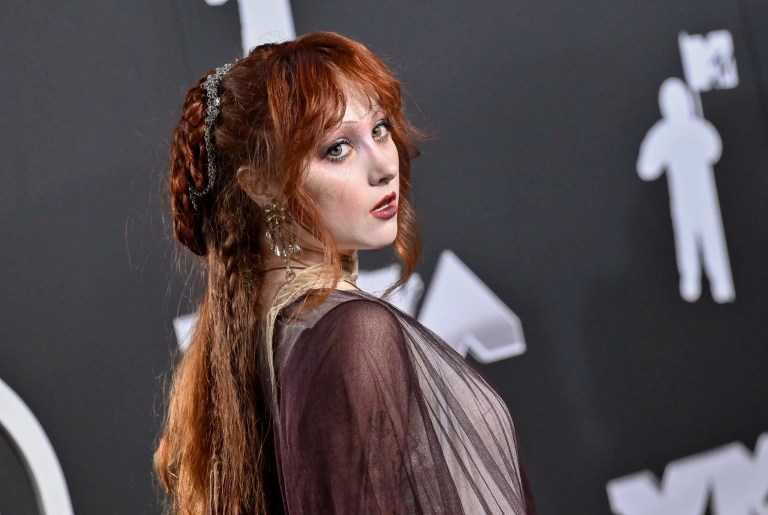 Chappell Roan arrives at the MTV Video Music Awards, Wednesday, Sept. 11, 2024, at UBS Arena in Elmont, New York.