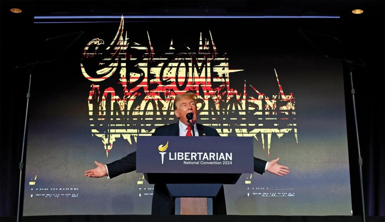 Libertarians dance with Trump