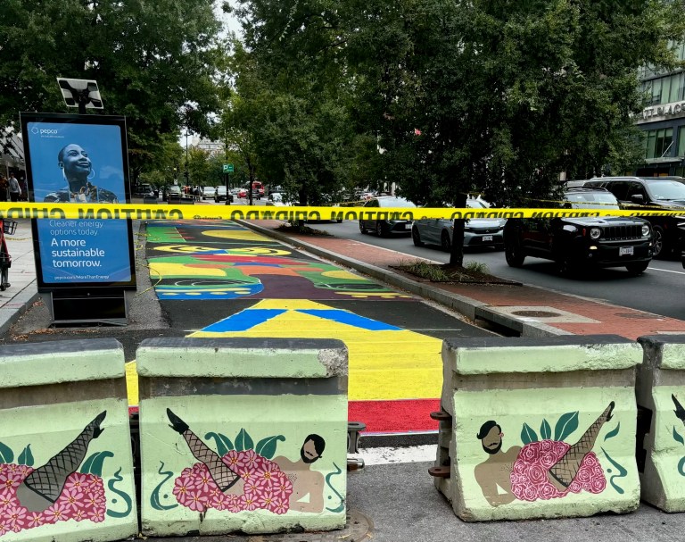 The Left defaces downtown Washington