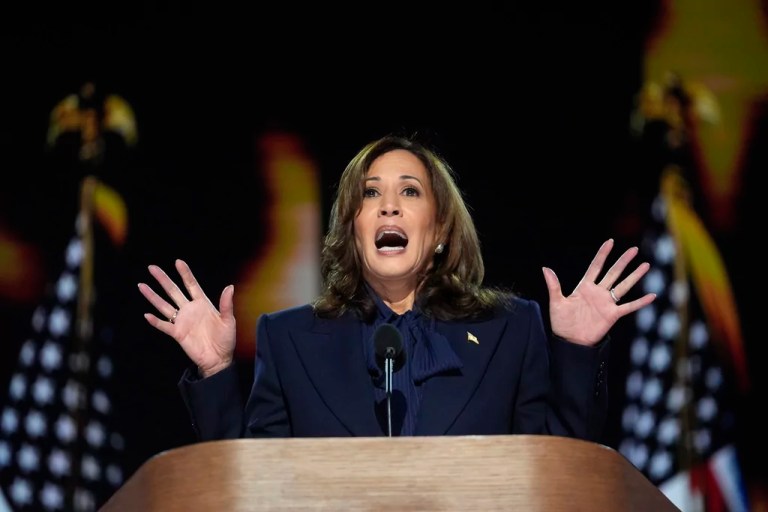Harris frustrates her left flank with immigration flip-flops