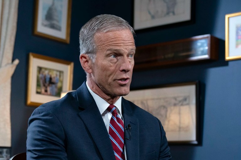 Thune praises Trump and GOP unity ahead of secret ballot vote for Senate leader