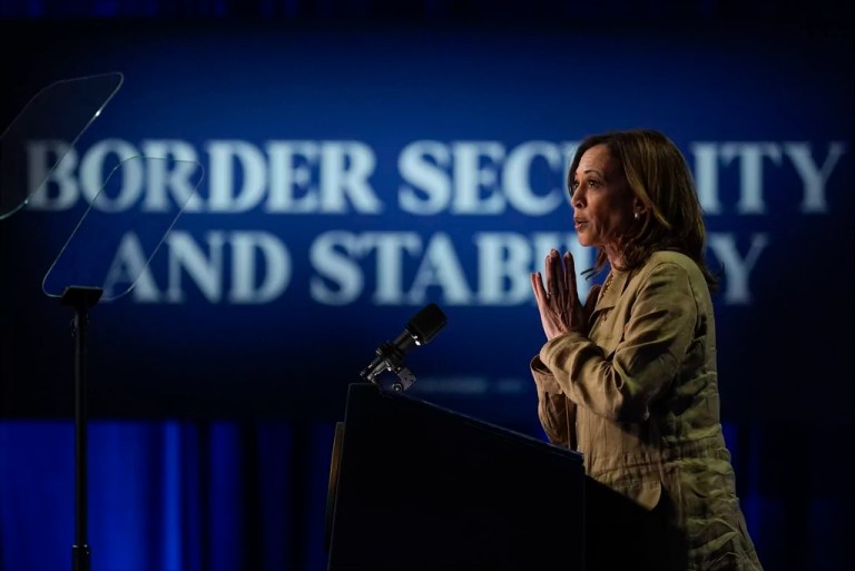 At Arizona border, Harris supporters say sensible views reap votes