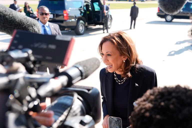 Kamala Harris, unburdened