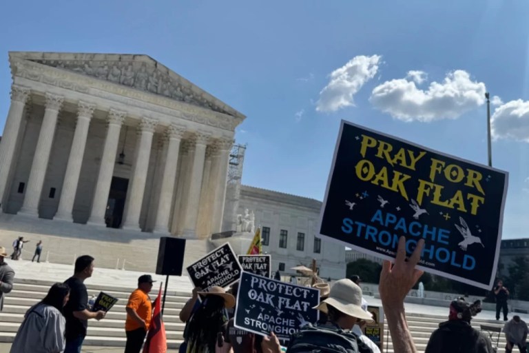 Apache group asks Supreme Court to take case with broader implications for religious freedoms