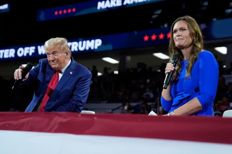 View hosts slam Sarah Huckabee Sanders for questioning Harris’s humility