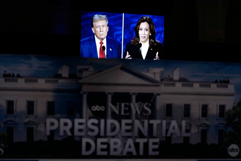 Trump flips script, asks Harris about support for third-trimester abortion