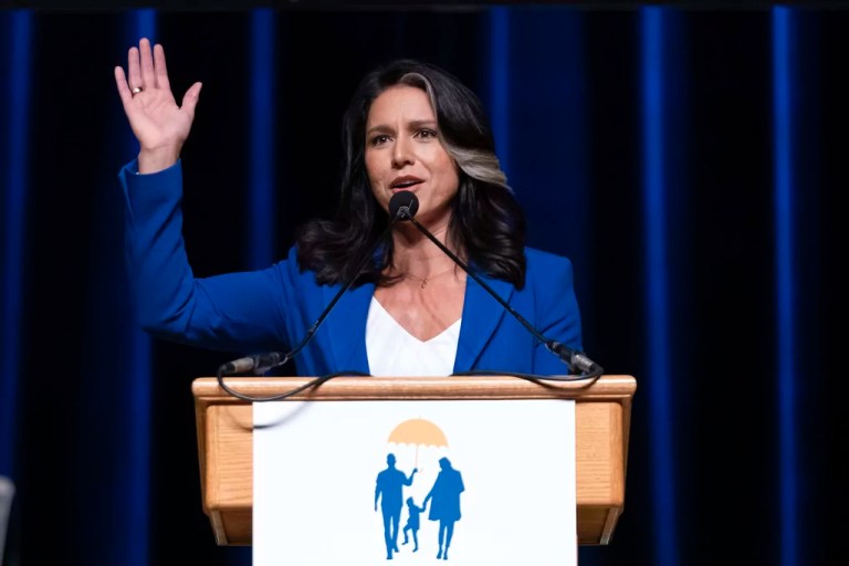 Tulsi Gabbard defends Trump campaign over Arlington cemetery exchange