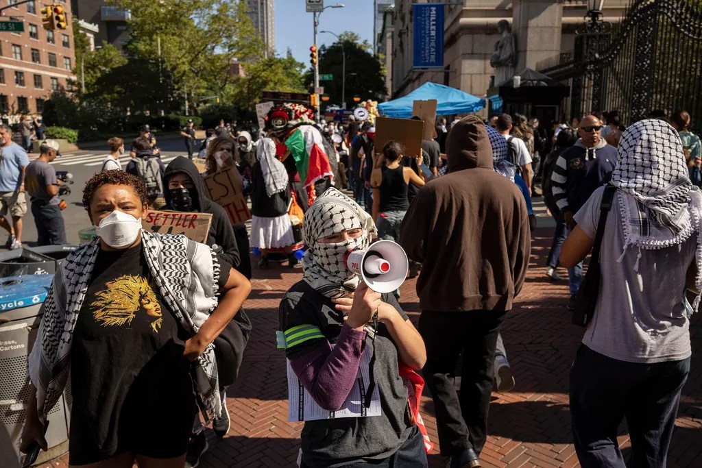 Columbia University anti-Israel protest