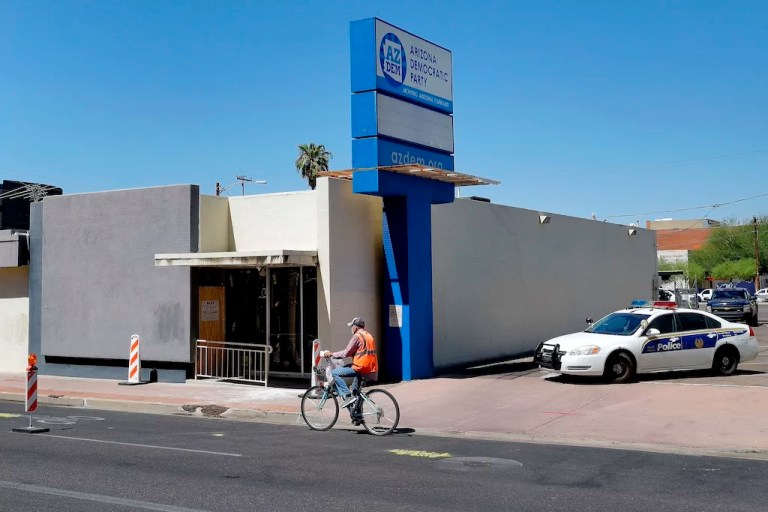 Shots fired at Democratic campaign office in Arizona