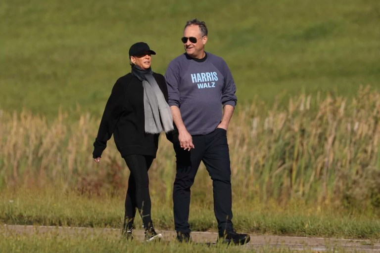 Emhoff brings ‘wife guy’ energy to role as a top Harris surrogate