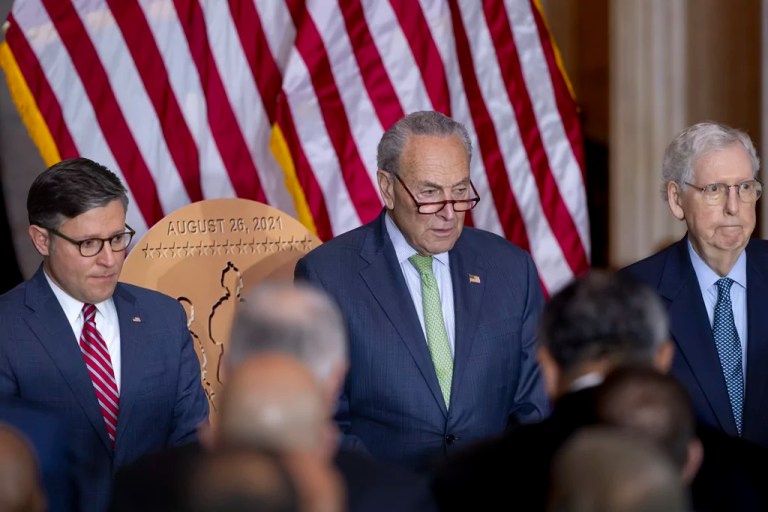 Senators grow anxious as Mike Johnson grapples with shutdown showdown