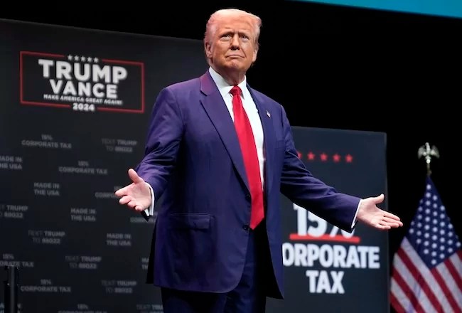 Trump teases 15% corporate tax and soaring exports in Georgia manufacturing speech