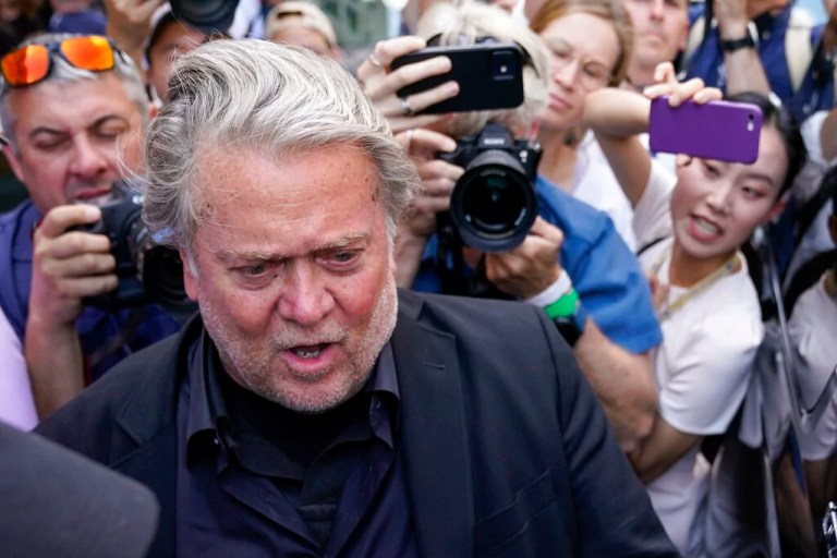 Bannon resumes podcast after four months in prison: ‘This show has never been more powerful’