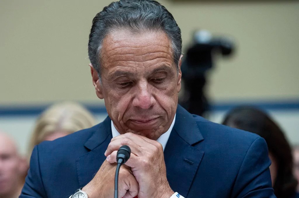 Former New York Gov. Andrew Cuomo testifies before the House Oversight Select Subcommittee's hearing on the Coronavirus Pandemic, on Capitol Hill in Washington, Tuesday, Sept. 10, 2024.